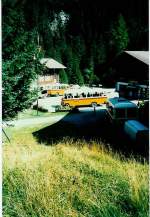Geiger, Adelboden - Nr. 6/BE 26'710 + Nr. 9/BE 152'056 + Nr. 10/BE 90'275 - Mercedes im September 1991 auf der Griesalp