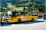 setra-200er/490215/geiger-adelboden---nr-8be-92064 Geiger, Adelboden - Nr. 8/BE 92'064 - Setra (ex P 25'053) am 10. September 2000 beim Bahnhof Reichenbach
