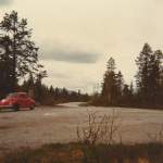 Mit dem neuen VW-Kfer auf seiner ersten grossen Reise: Am 14. Juni 1982 in Norwegen