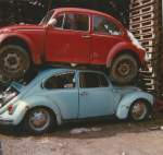 VW-Kfer auf dem Abbruch im Jahr 1984 in Emdthal
