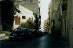 Dreimal VW-Kfer in La Valetta im Juli 1988 auf der Insel Malta
