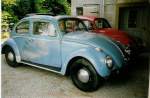 Meine zwei VW-Kfer im August 1990 in Sirnach