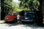 VW-Kfer - BE 80'244 + VS 197'303 - am 14. Juli 1998 in Brigerbad, Thermalbad