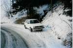 VW-Golf - BE 80'244 - im Januar 1988 in Achseten, Elsigbachstrasse