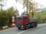 Zumkehr, Frutigen - BE 88'933 - MAN am 11. Oktober 2010 in Ladholz bei Achseten