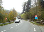 Ortsbeginn mit Hchstgeschwindigkeit am 11. Oktober 2010 in Ladholz bei Achseten