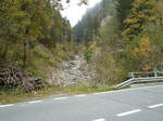 Der Bettbach am 11. Oktober 2010 als Grenzfluss zwischen Rinderwald und Ladholz bei Achseten