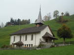 Das Bergkirchlein Achseten am 11. Oktober 2010
