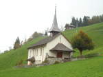 Das Bergkirchlein Achseten am 11.