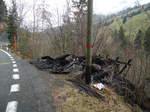 Abgebrannter Bnigenschrm am 15. November 2010 in Achseten, Bnigen
