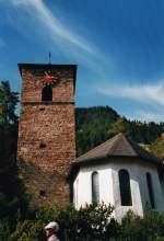 Die Kirche Adelboden am 10. Oktober 1999