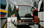 Wenger, Interlaken - Nr. 3/BE 73'465 - Setra am 7. Februar 2004 in Adelboden, Unter dem Birg