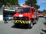 Feuerwehr, Adelboden - BE 1515 - Mercedes am 5. September 2010 beim Autobahnhof Adelboden
