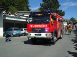 Feuerwehr, Adelboden - BE 5015 - MAN am 5. September 2010 beim Autobahnhof Adelboden