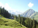 Wildstrubel und Fitzer am 1. August 2011 von der Alp Laueli ob Adelboden aus