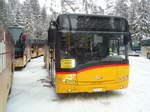 PostAuto Bern - BE 610'537 - Solaris am 7. Januar 2012 in Adelboden, Unter dem Birg