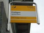 PostAuto-Haltestelle - Frutigen, Verkehrsbro - am 15.